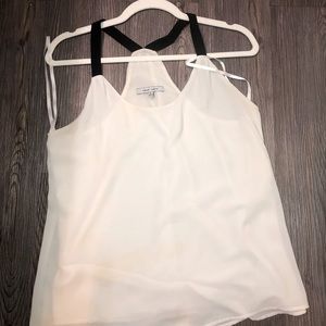 White Racerback Tank Top